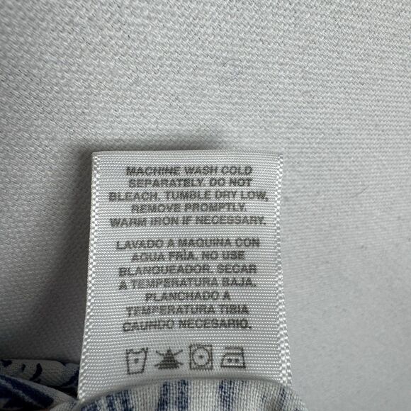 Nat Nast Shirt Mens XXL Blue Tropical Camp Shirt Silk Button Up Hawaiian Beachy - Picture 12 of 14